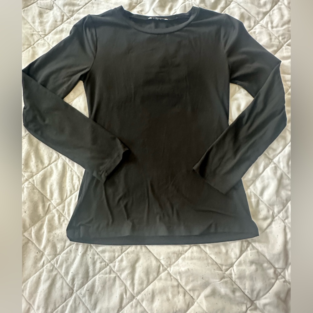 Mango Black Long Sleeve t-shirt